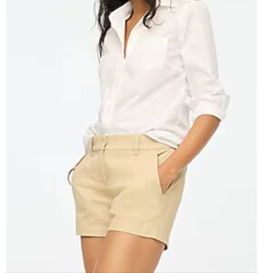 NWT J.Crew Factory Mid-Rise Chino Shorts — Size 4